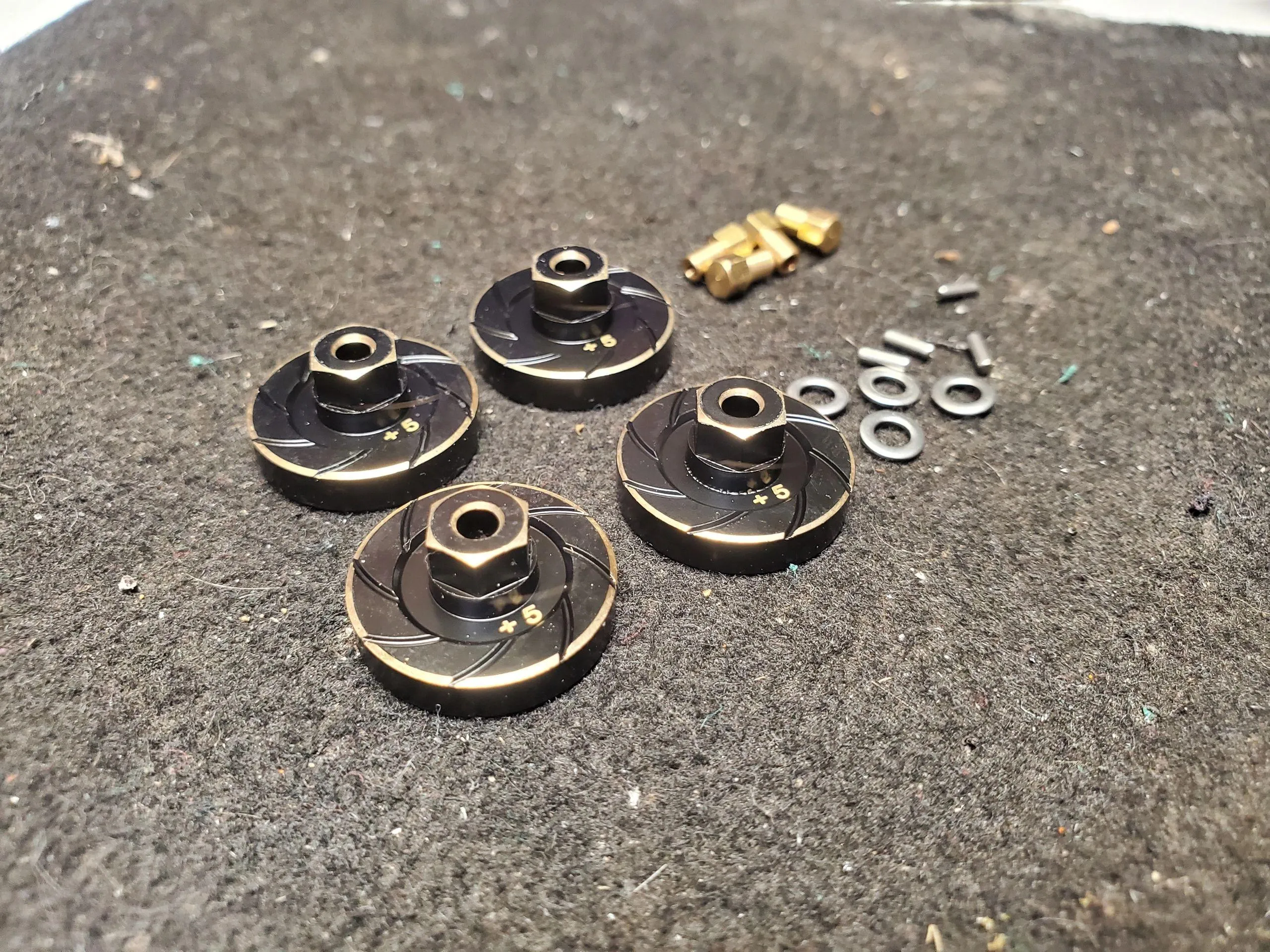 Black Brass Hex Extender - Image 3