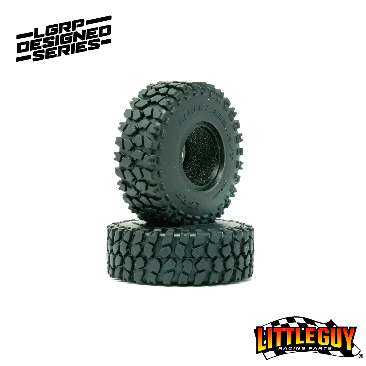 LGRP | BLACK LABEL M/T 57x19mm 1.0" TIRES (LGT505)