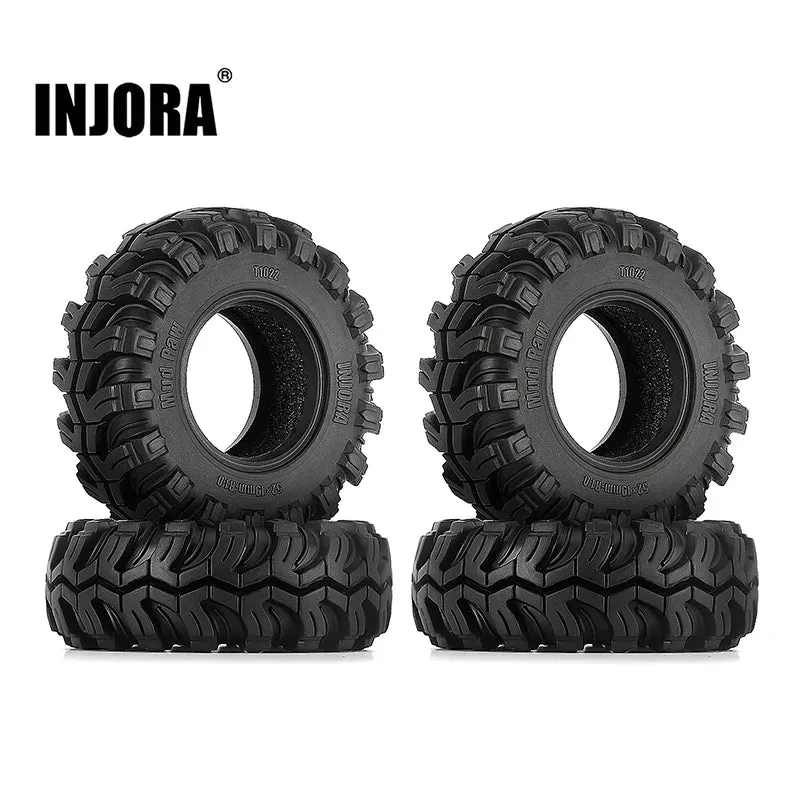 INJORA Mud Paw M/T 52x19mm 1.0" tires