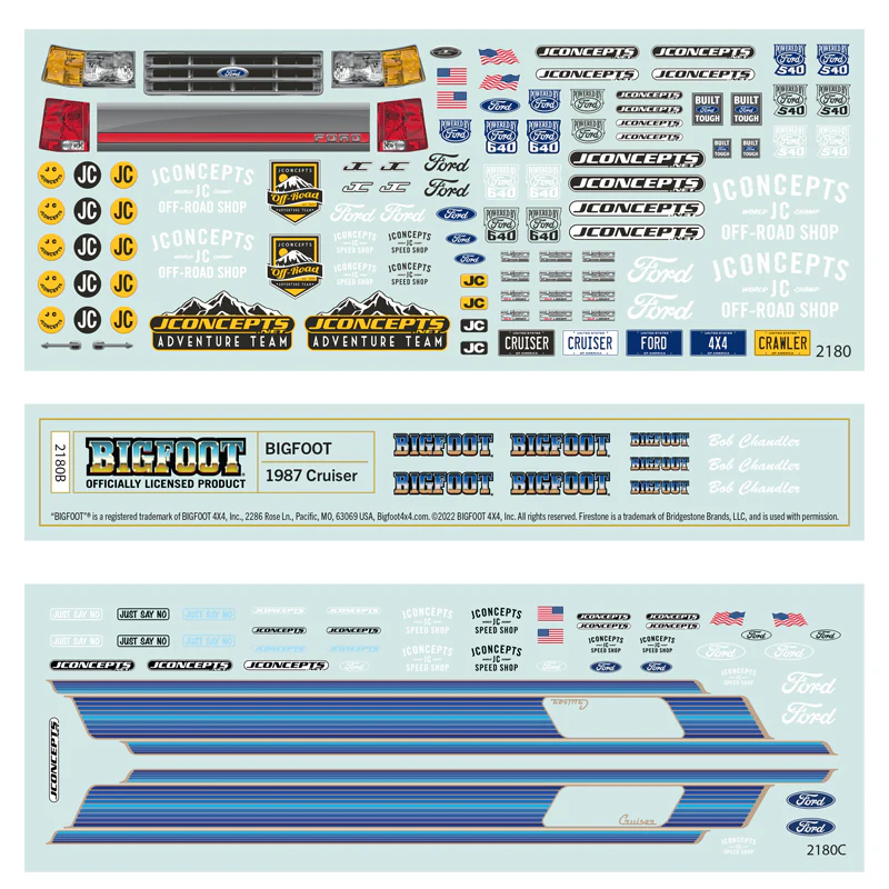 JConcepts | 1987 Ford F-250, BIGFOOT® Street Cruiser 24th Scale Body (0446) - Image 5