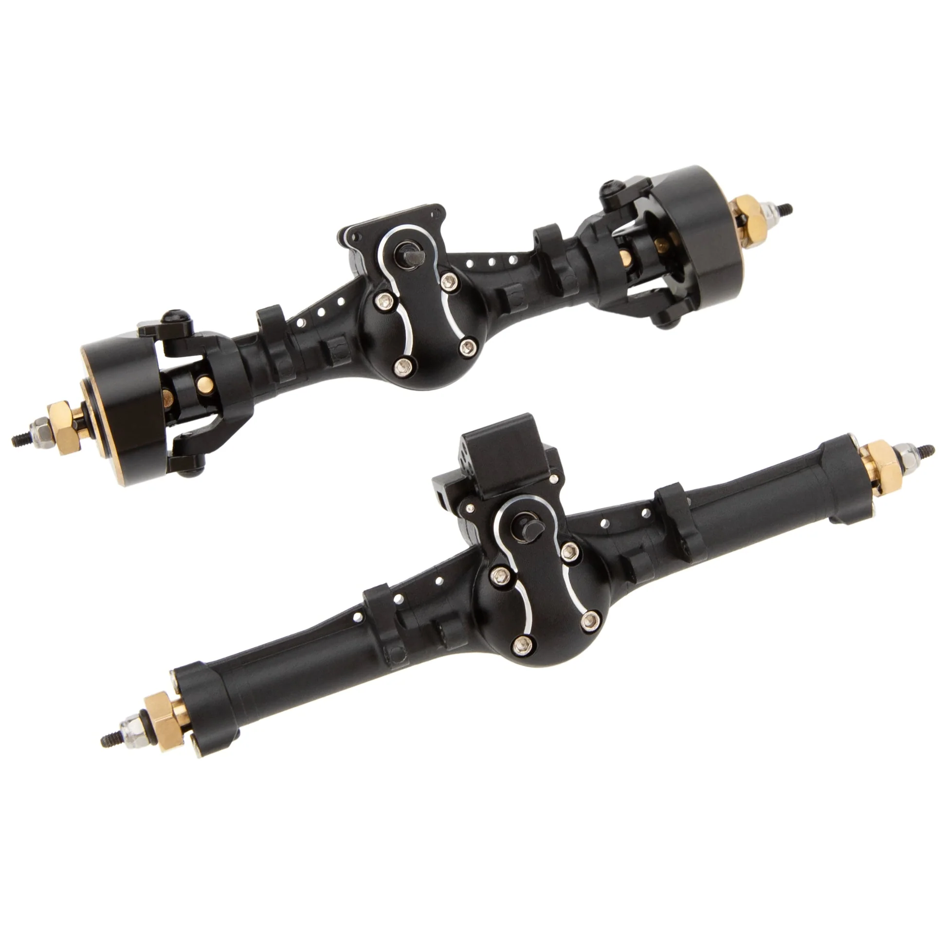 MEUS Racing | Isokinetic V2 Nylon +5mm SCX24 Front & Rear Axle Set with 3-Section CVD - Image 2