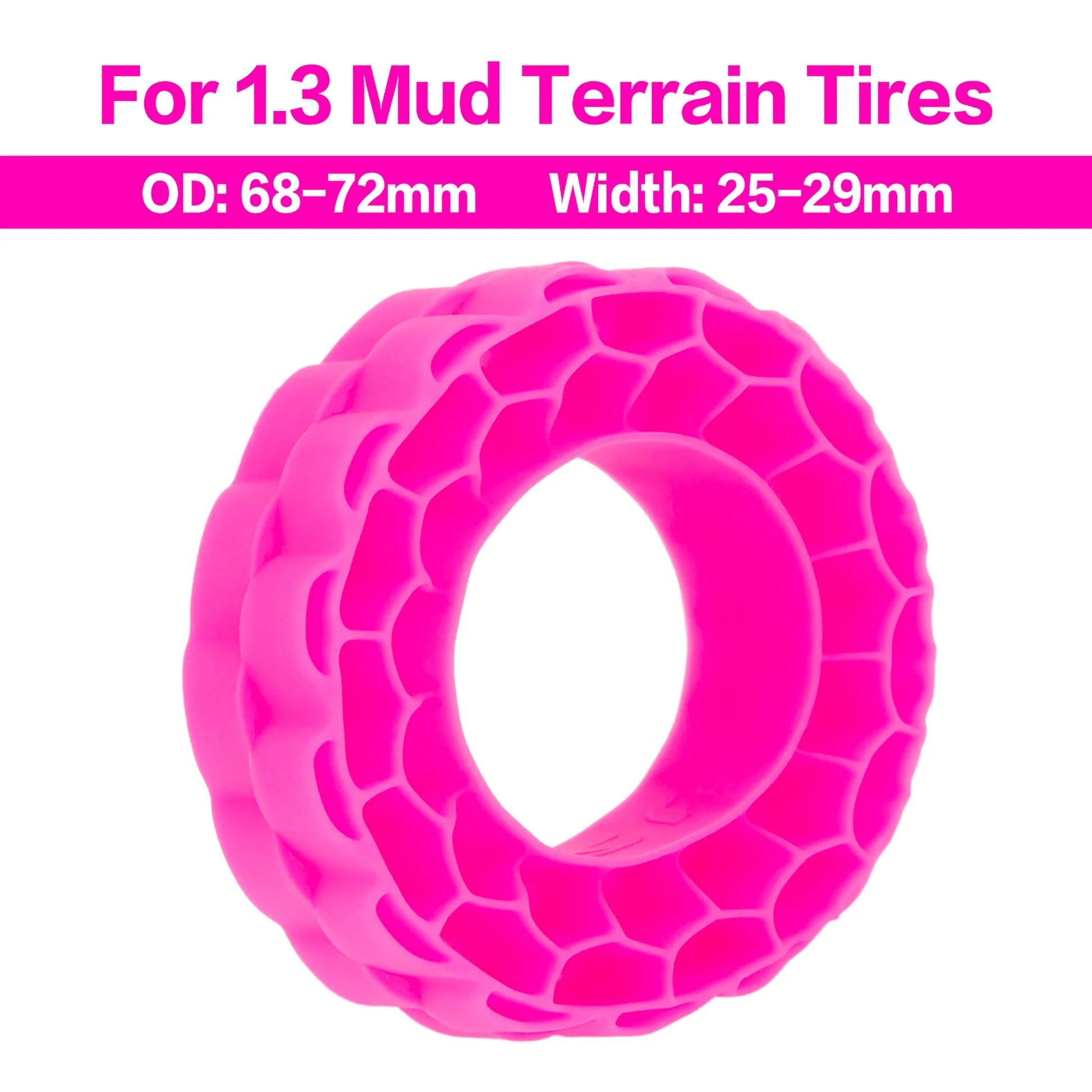 MEUS Racing | Silicone Rubber Inserts - For 68-72mm 1.3" Tires - Image 3