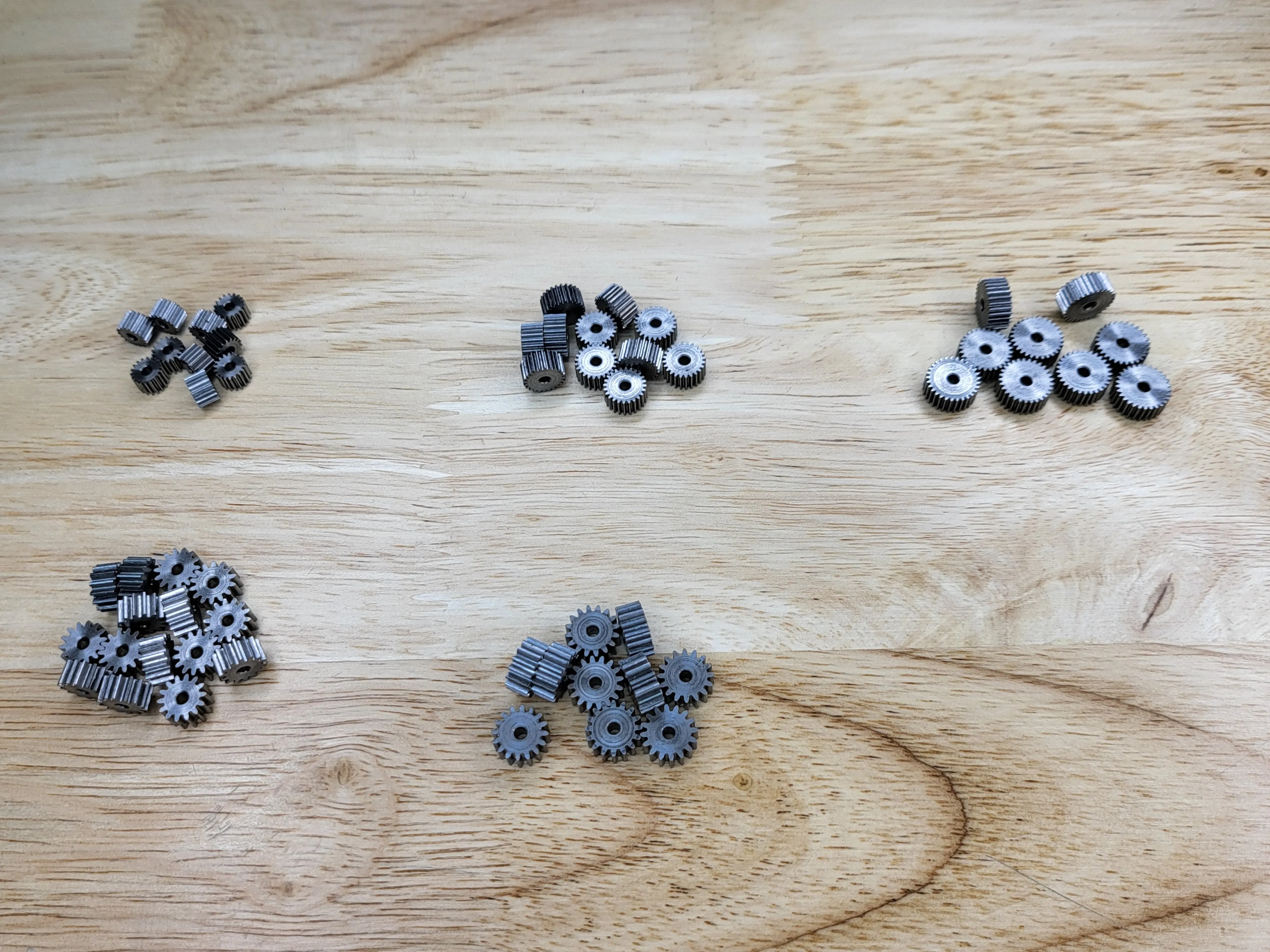 2mm Diameter Shaft Press-Fit Pinion Gears - Mod.5 Pitch (Sold Individually)