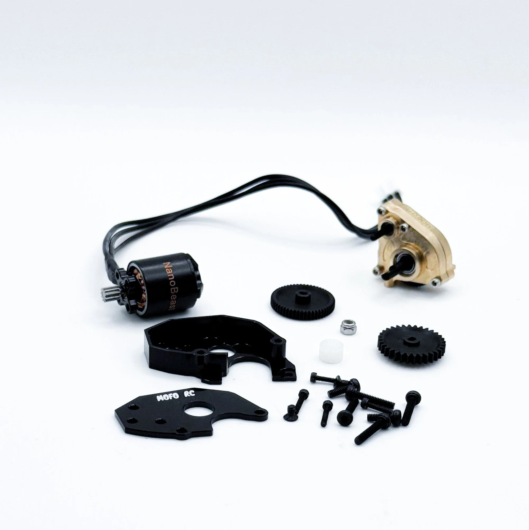 Mofo RC | NanoBeast 3200kv Brushless Motor + Standard LCG Mount/Transmission (For Axial® SCX24™/AX24™) - Image 2