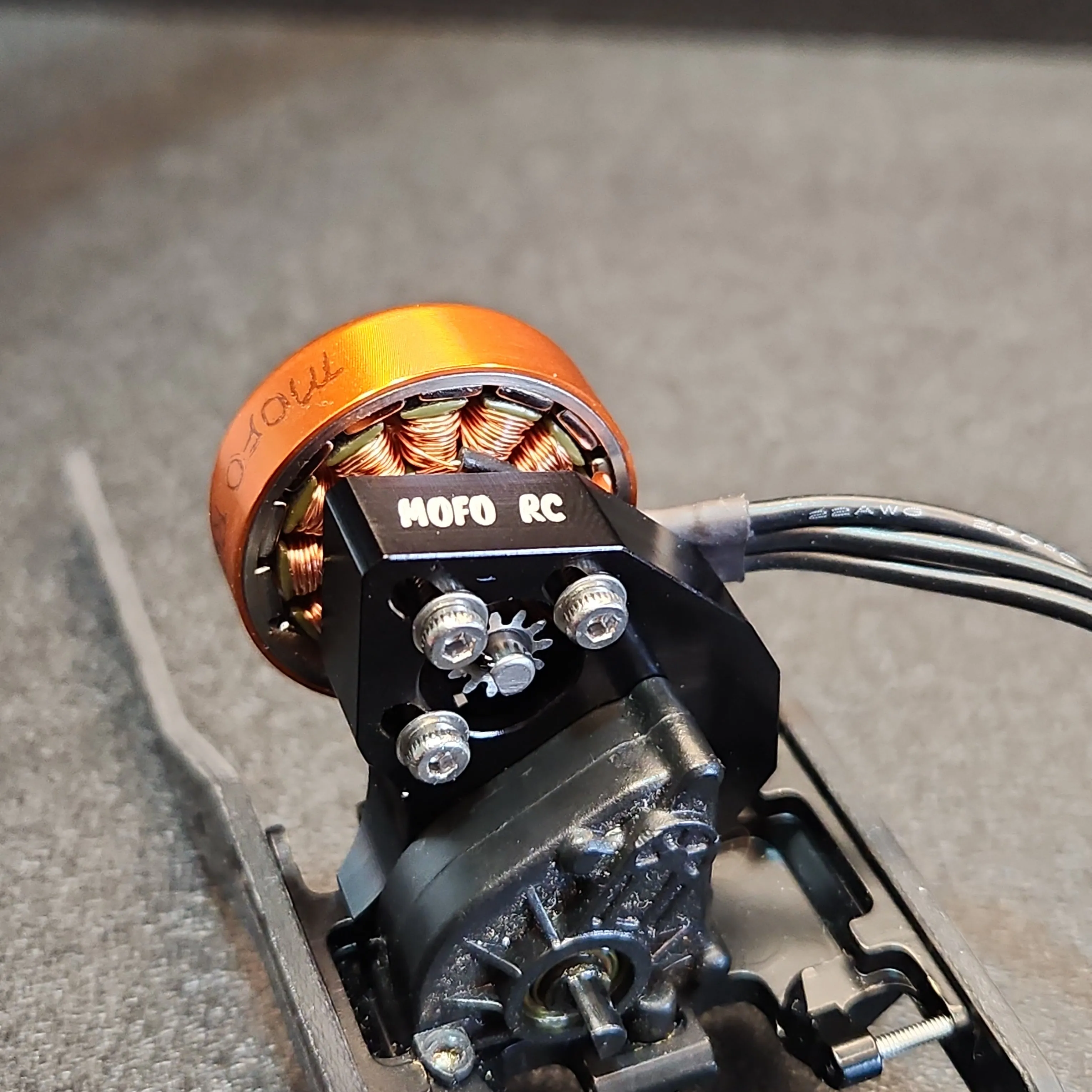 Mofo RC | SMP 1700Kv Brushless Pancake Motor & Rockwolf ESC + Mount Combos- (For Axial® SCX24™/AX24™) - Image 4