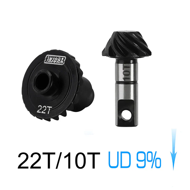 INJORA Overdrive Underdrive Alloy Steel Helical Gears for 1/18 TRX4M - Image 4
