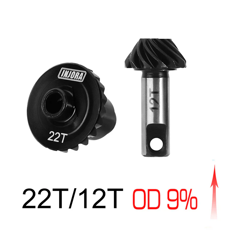 INJORA Overdrive Underdrive Alloy Steel Helical Gears for 1/18 TRX4M - Image 6