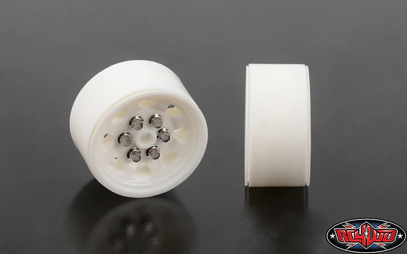 RC4WD | OEM Plastic 0.7" Beadlock Wheels - White (Z-W0338) - Image 4