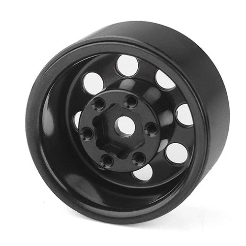 RC4WD | Stamped Steel 1.0" Pro8 Beadlock Wheels - Black (Z-W0358) - Image 2