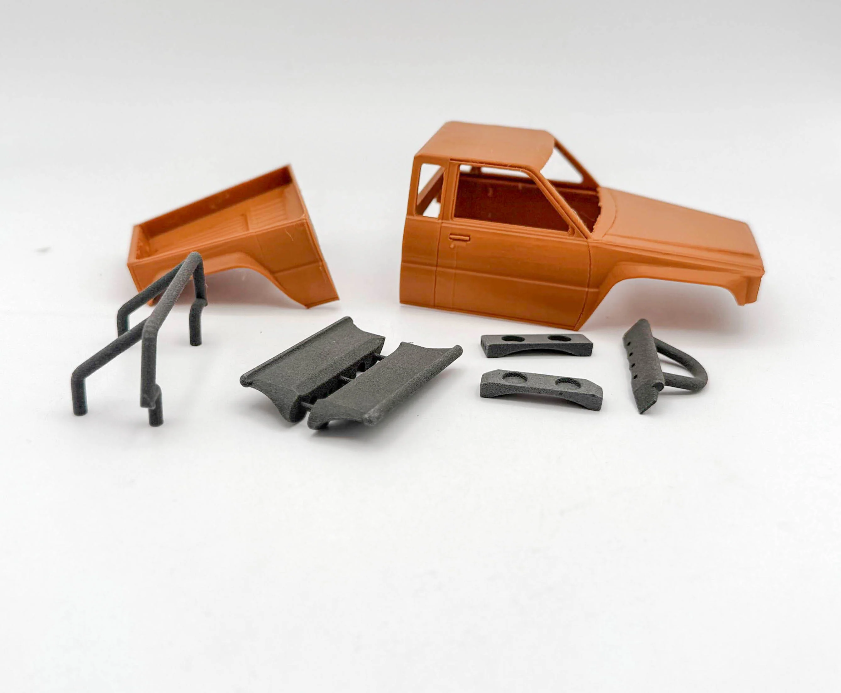 Mofota Scale Body Kit with Truck Bed for Axial® SCX24™ — Earth Tone Colors - Image 3