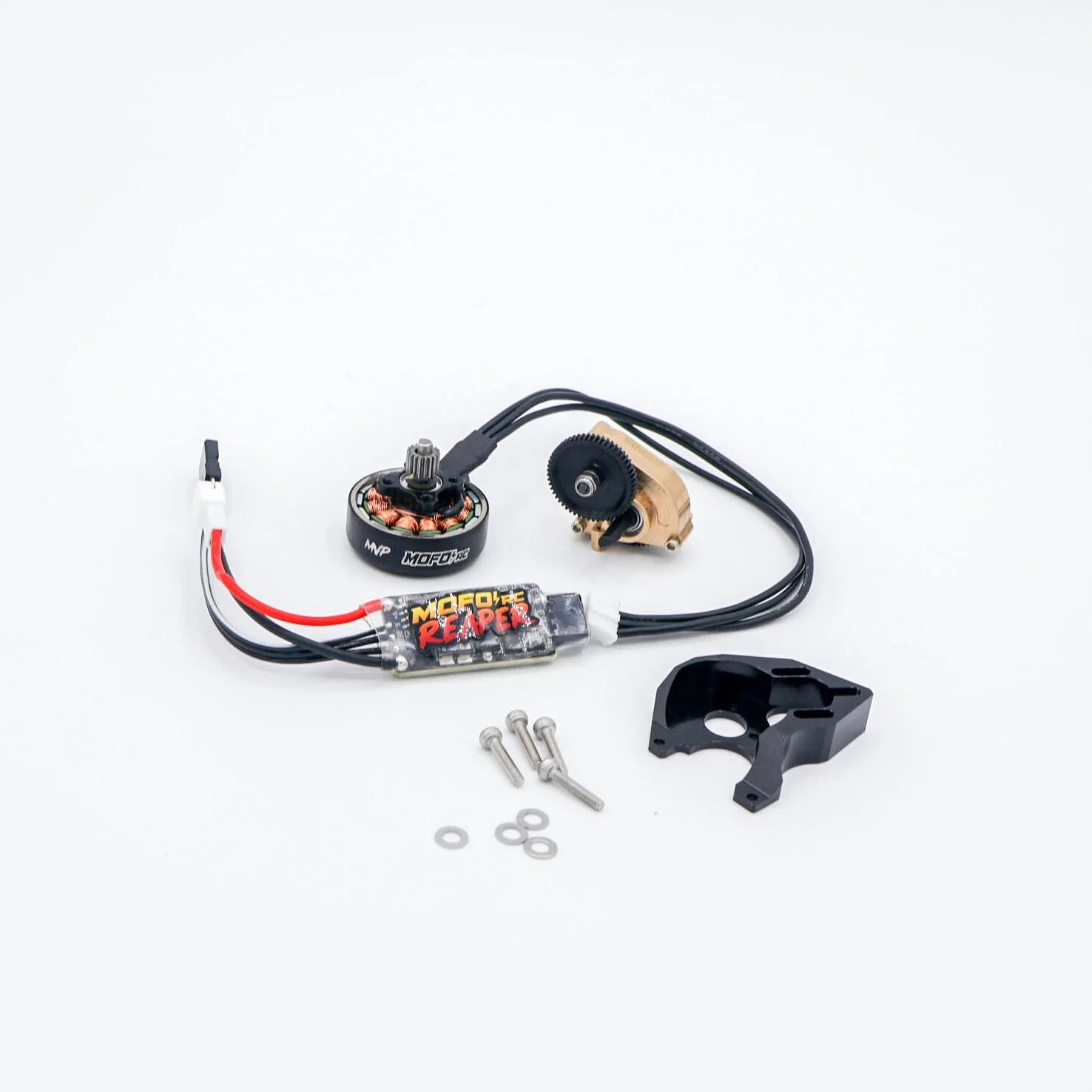 Mofo RC | MVP 2550Kv Brushless Pancake Motor/Reaper ESC/Mount + Transmission Combos (for Axial® SCX24™/AX24™) - Image 2