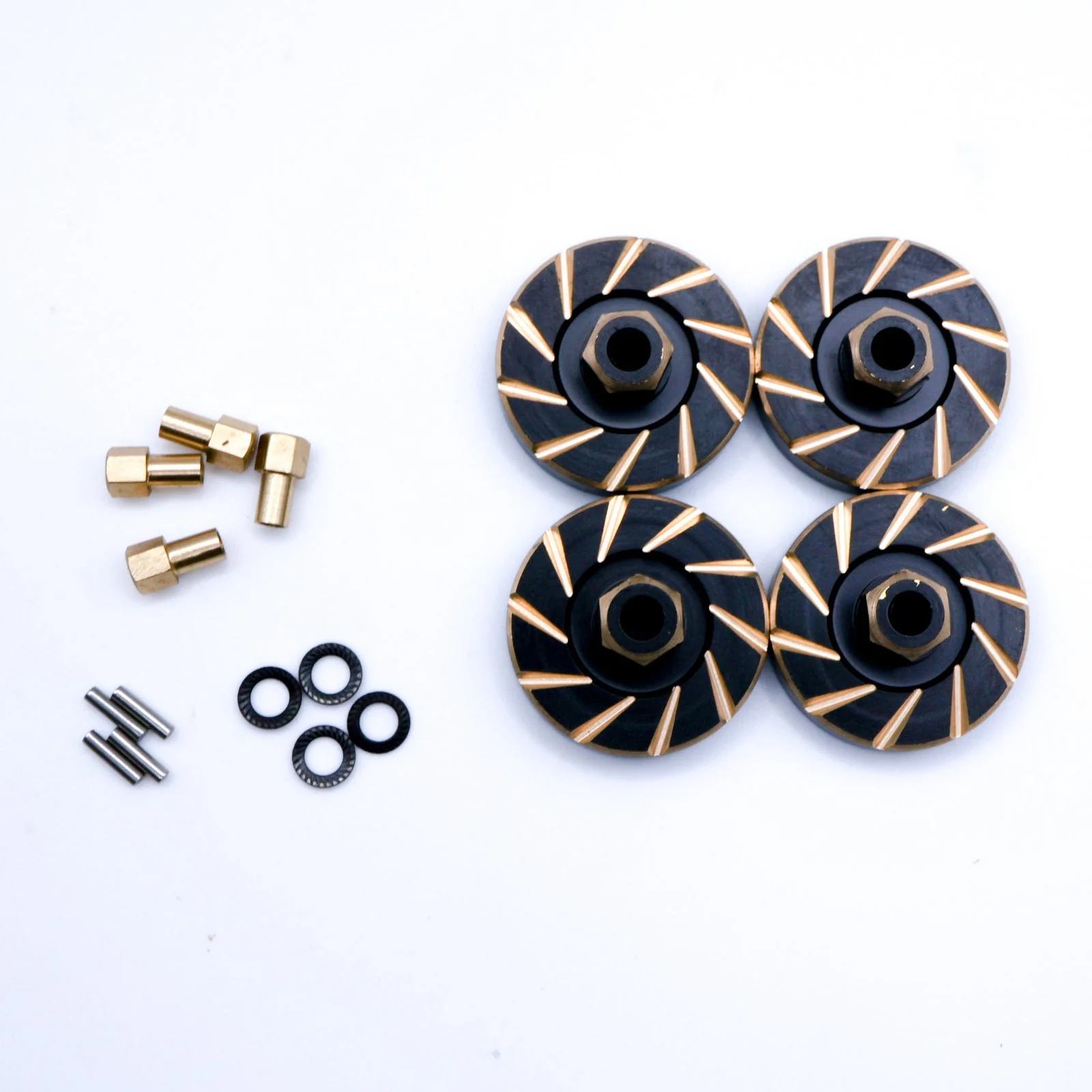Mofo RC | Black Brass +5mm Hex Extenders for X15 Axles & Traxxas® TRX-4M™ - Image 3