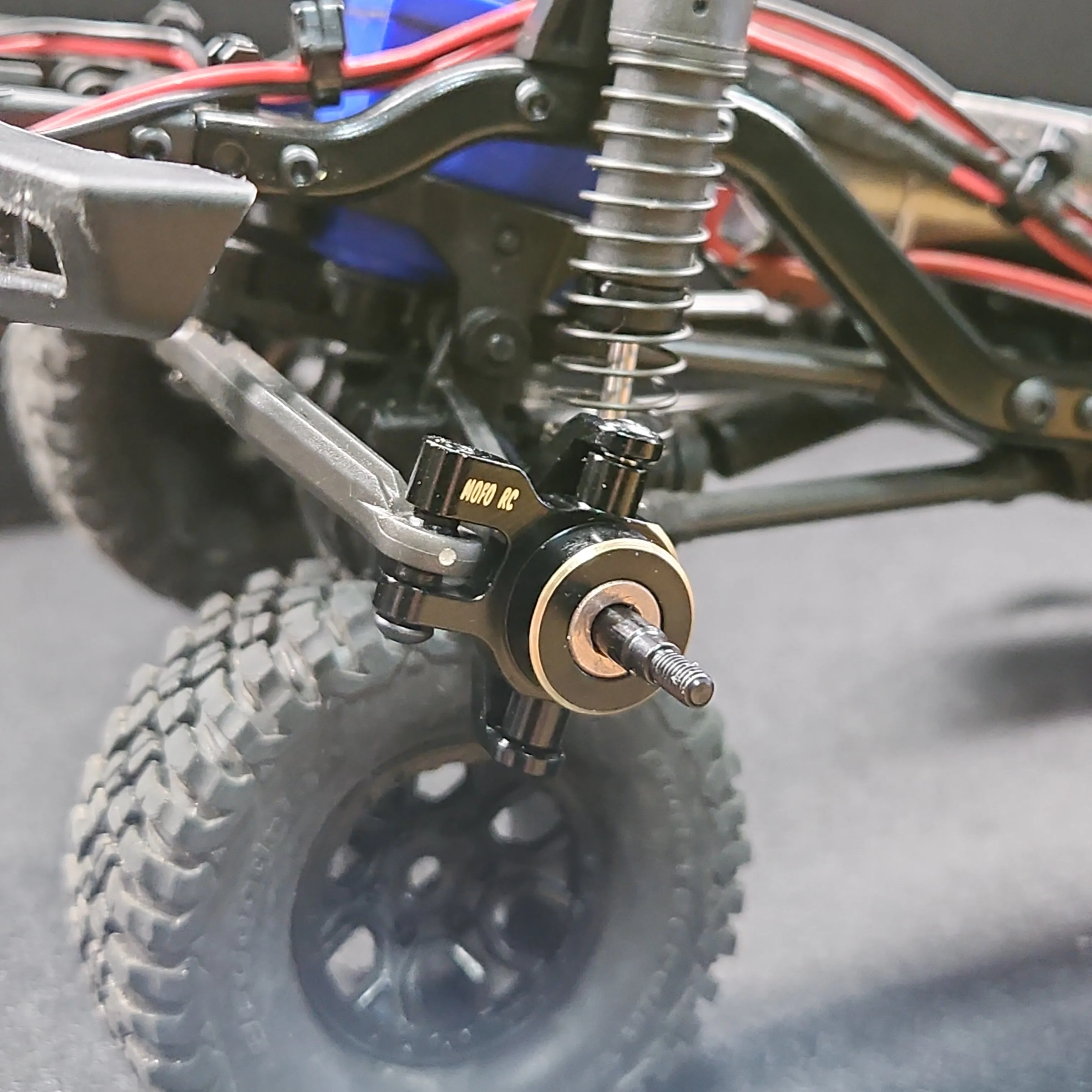 Mofo RC | Black Brass Knuckles for X15 Axles & Traxxas® TRX-4M™ - Upgrade Part - Image 5