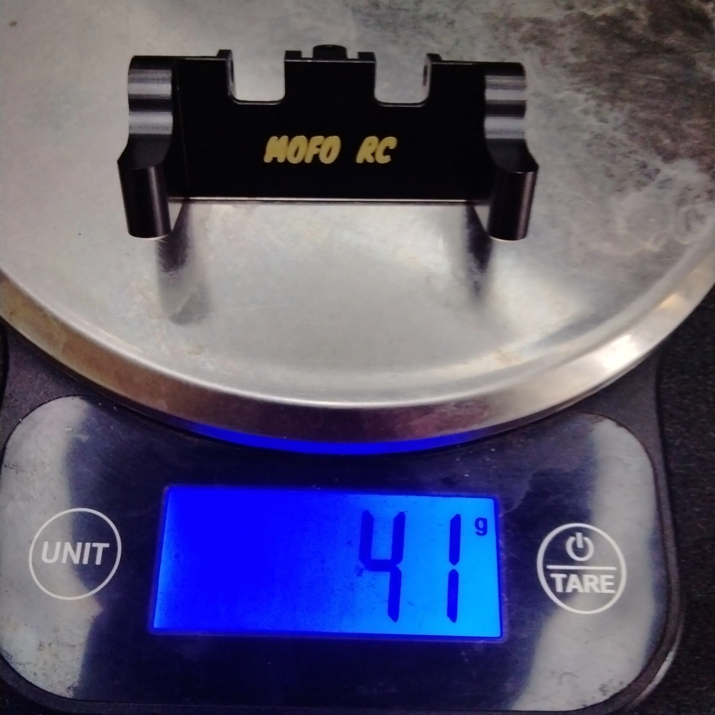 UTB18 Black Brass Servo Mount Axial RC Crawler 1/18 UTB18 Capra Unlimited Trail Buggy - Image 3
