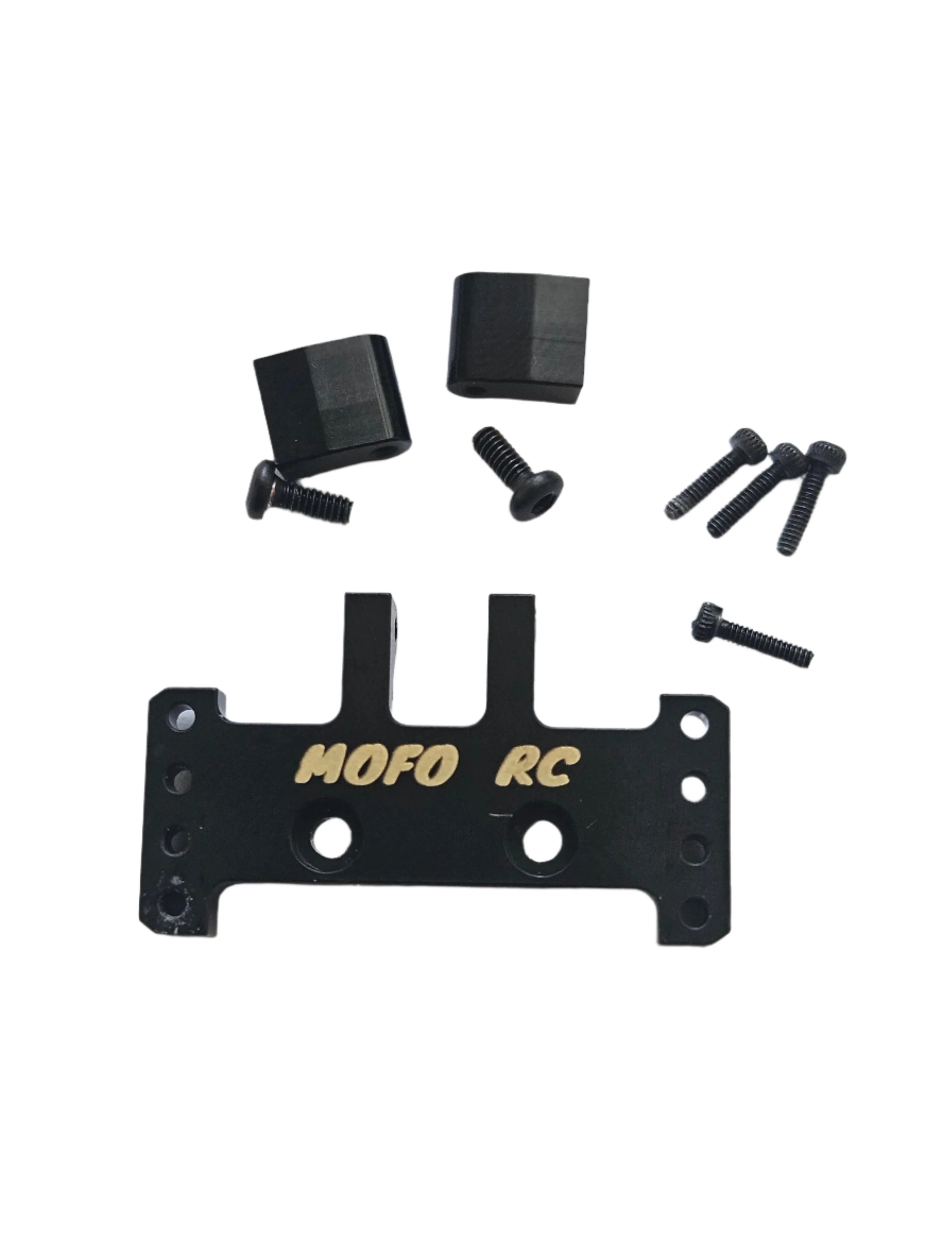 X15 Black Brass BSME Servo Mount — Mofo RC X15 Axle Upgrade