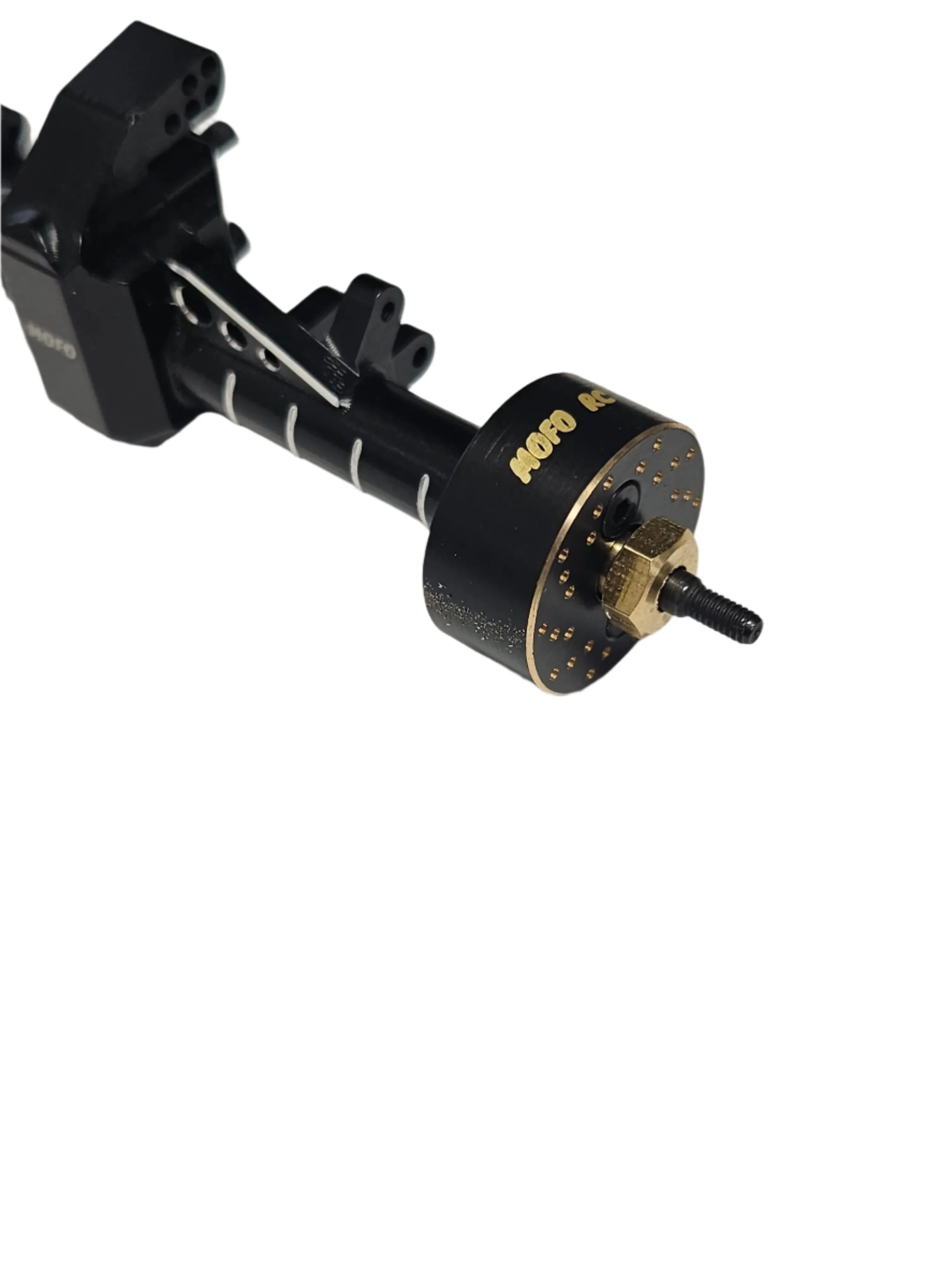 X15 Black Brass Rear Axle Weights — Mofo RC X15 Upgrade Part